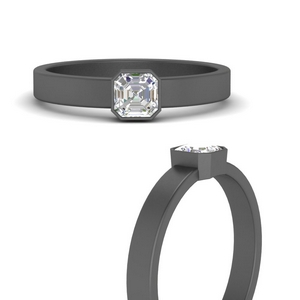Simple Bezel Diamond Ring