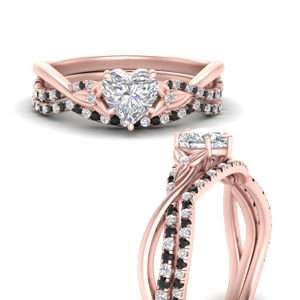 nature-inspired-twisted-heart-black-diamond-bridal-ring-set-in-FD9986B2HTGBLACKANGLE3-NL-RG