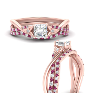 nature-inspired-twisted-princess-cut-pink-sapphire-bridal-ring-set-in-FD9986B2PRGSADRPIANGLE3-NL-RG