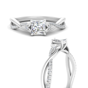 
Princess Cut Vintage Diamond Rings
