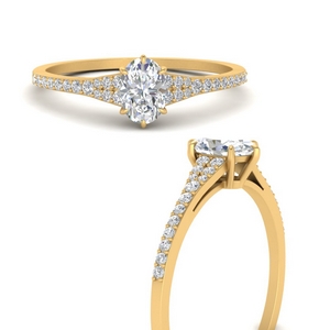 Cluster Affordable Oval Diamond Ring