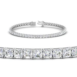 asscher-cut-8-carat-diamond-tennis-bracelet-in-FDBRC10367-15CT-NL-WG