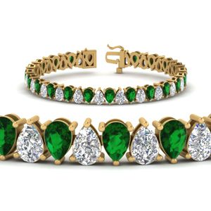 18-ct.-pear-cut-emerald-basket-tennis-bracelet-in-FDBRC10408-40CTGEMGR-NL-YG