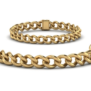 Cuban Chain Gold Bracelet 8 MM