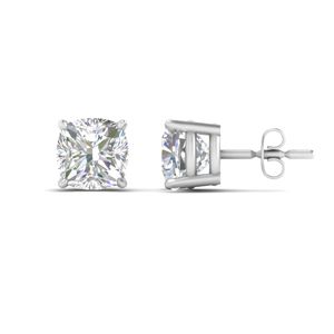 24K WHITE GOLD GF SILVER CT LAB DIAMOND MENS LADY KIDS SOLID ROUND STUD EARRINGS 