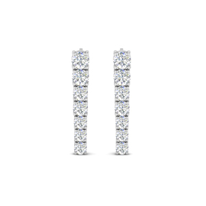 graduated round diamond earring in white gold FDEAR10420ANGLE1 NL WG