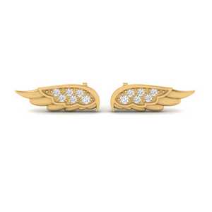 Angel Wing Diamond Earring