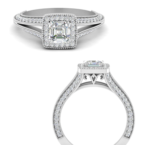 asscher-cut-knife-edge-milgrain-halo-diamond-engagement-ring-in-FDENR8289ASR-ANGLE3-NL-WG