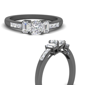 Ravishing Channel Set Engagement Rings | Fascinating Diamonds