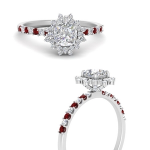 Art Deco Man Made Diamond Ring