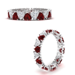 Ruby Eternity Bands