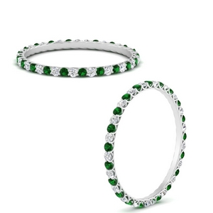 half-carat-trellis-eternity-emerald-wedding-band-in-FDEWB9965RO-0.50CT-GEMGRANGLE3-NL-WG