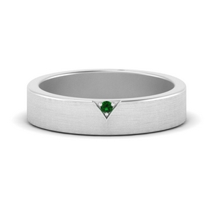 classic-v-shaped-emerald-mens-wedding-band-in-FDM10321GEMGR-NL-WG