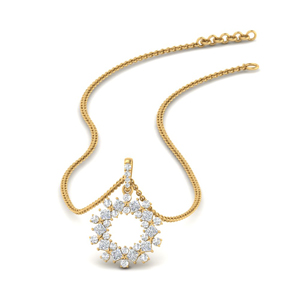 Open Cluster Diamond Necklace