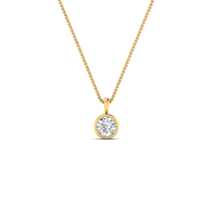 Single Diamond Pendant