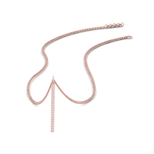 Buy Elegant 14k Rose Gold Necklaces For Women| Fascinating Diamonds