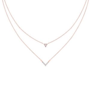 Stacking Delicate Diamond Necklace