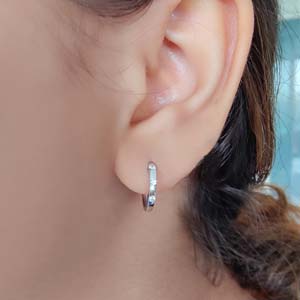 flush set round diamond hoop earring in fdear10976 fancy nl wg