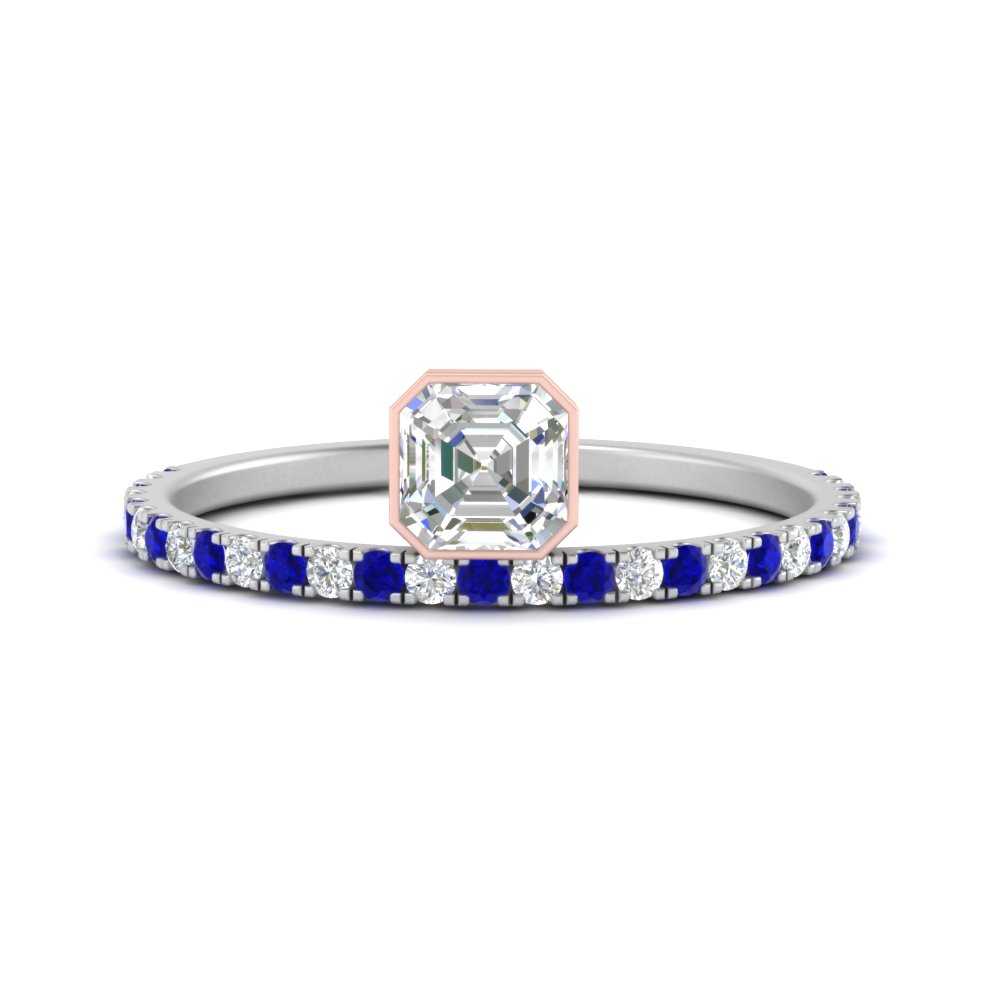 2-tone-asscher-cut-pave-offbeat-diamond-engagement-ring-with-sapphire-in-FD10025ASRGSABL-NL-WG