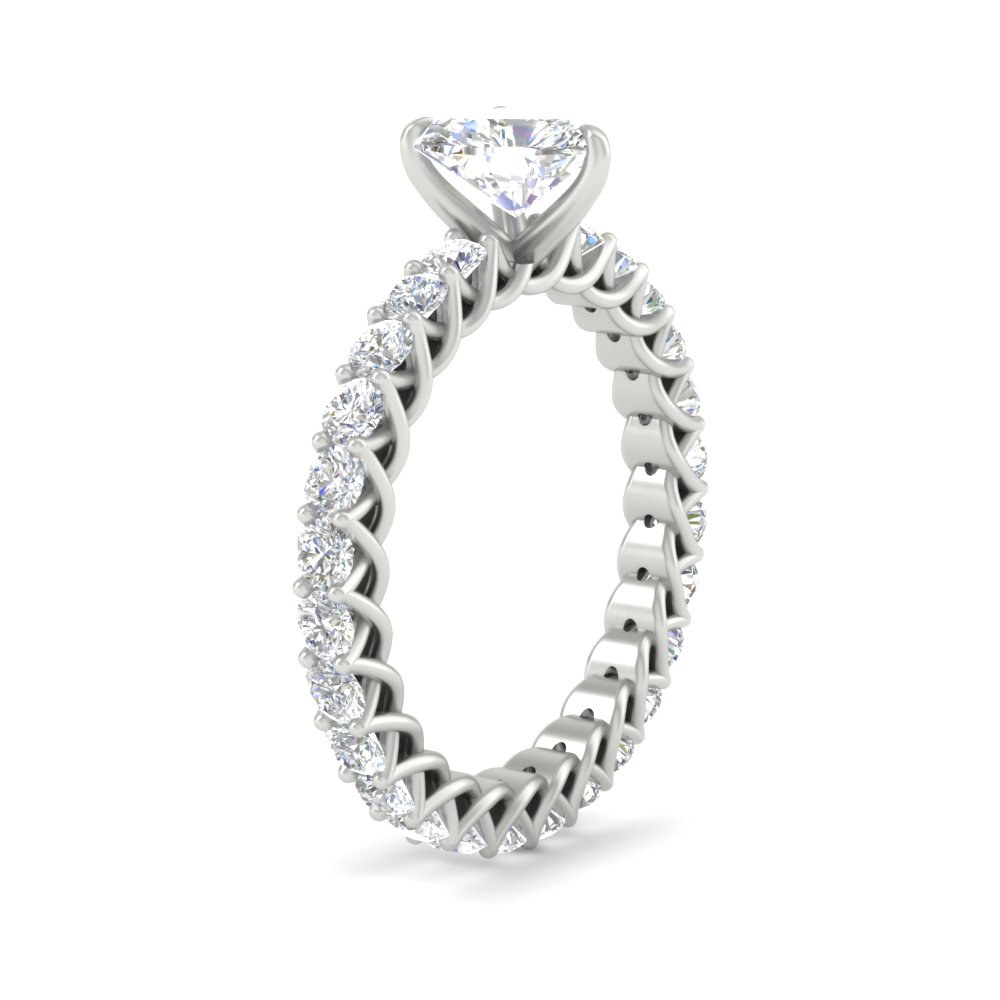 Beautiful Heart Shaped Diamond 2 Carat Ring with 14K White Gold White Diamond