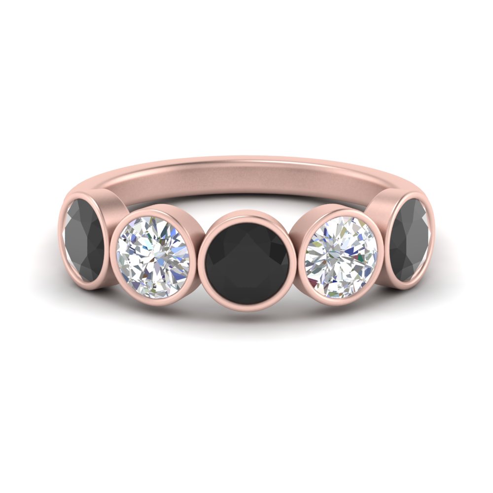 LADIES RING 0.25CT ROUND/DARK BROWN DIAMOND 14K ROSE GOLD LADIES RING 0.25CT ROUND/DARK BROWN DIAMOND 14K ROSE GOLD
