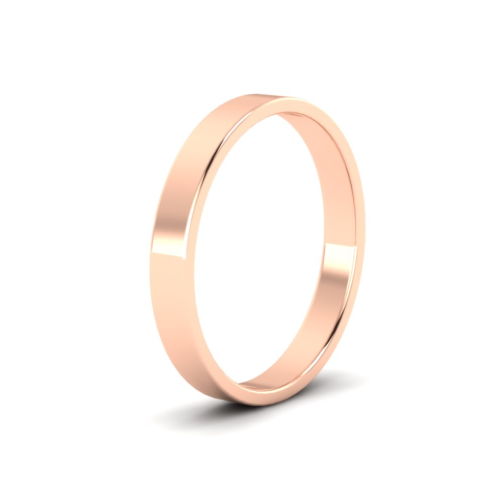 3 MM Gold Cigar Band with 14K Rose Gold undefined