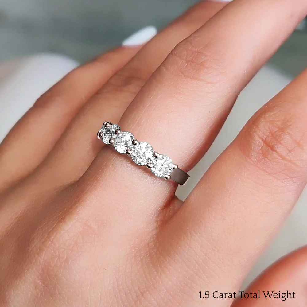 1.5 Ct Round Cut Wedding Set Wedding Rings Engagement Ring