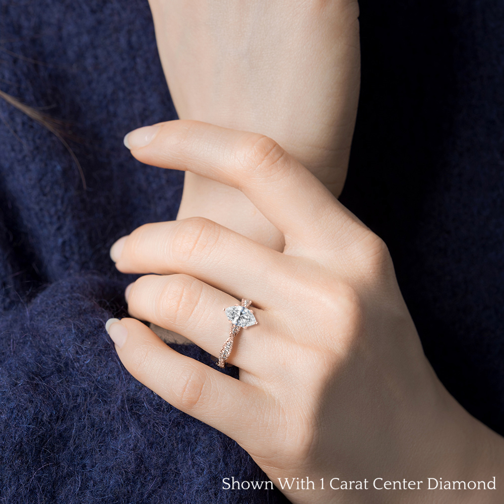Kwiat | Engagement Ring with ASHOKA® Diamond and Side Stones in Platinum -  Kwiat