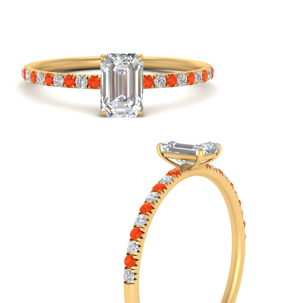 18 karat gold ring, weight 3.32 grams - زمرد ذهب و الماس