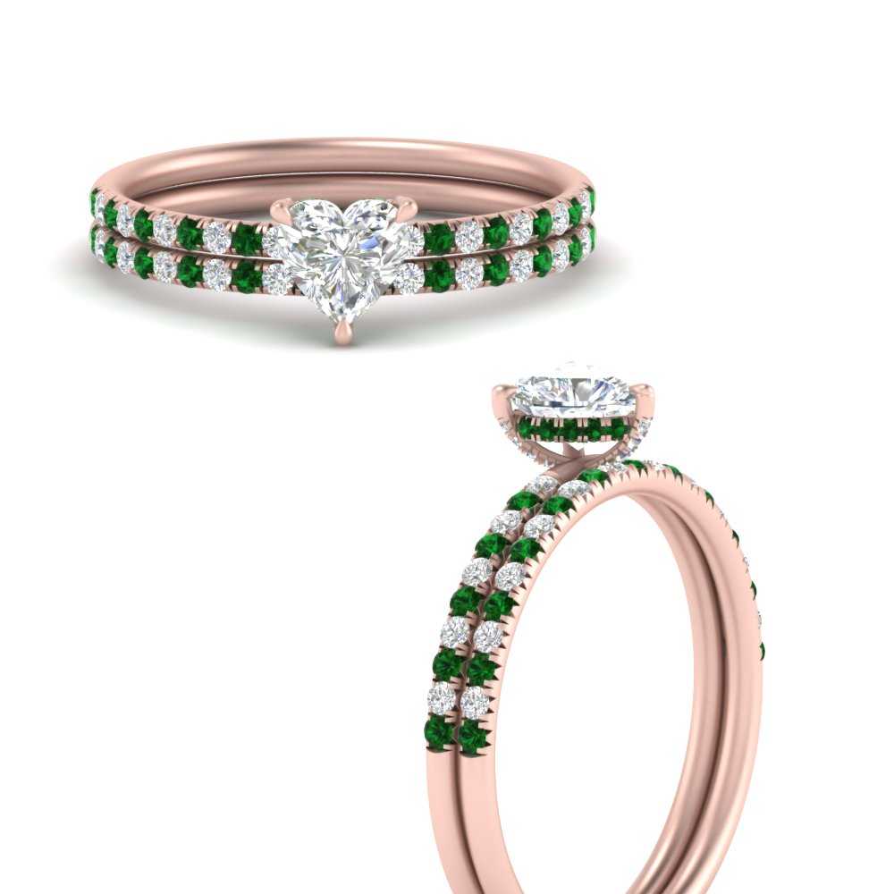 heart-shaped-pave-diamond-wedding-ring-set-with-emerald-in-FD8523HTGEMGRANGLE3-NL-RG