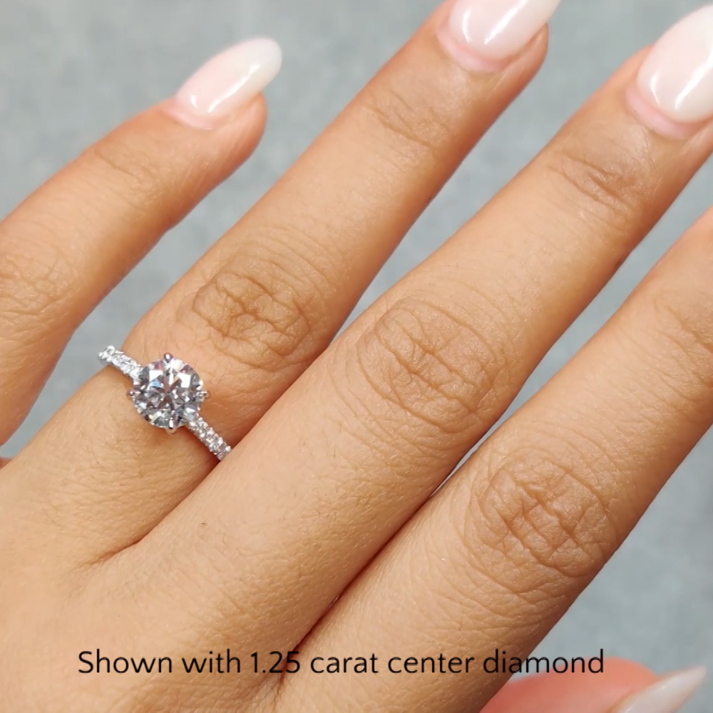 Petite Diamond Thread Ring – T. Bene Jewelry