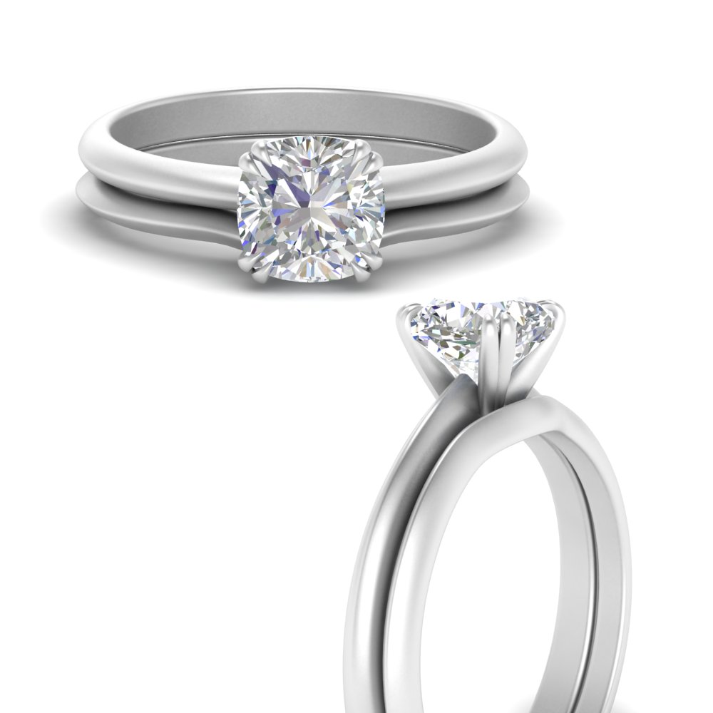 Thoughts on a plain band paired with a pave engagement ring? : r/ EngagementRings
