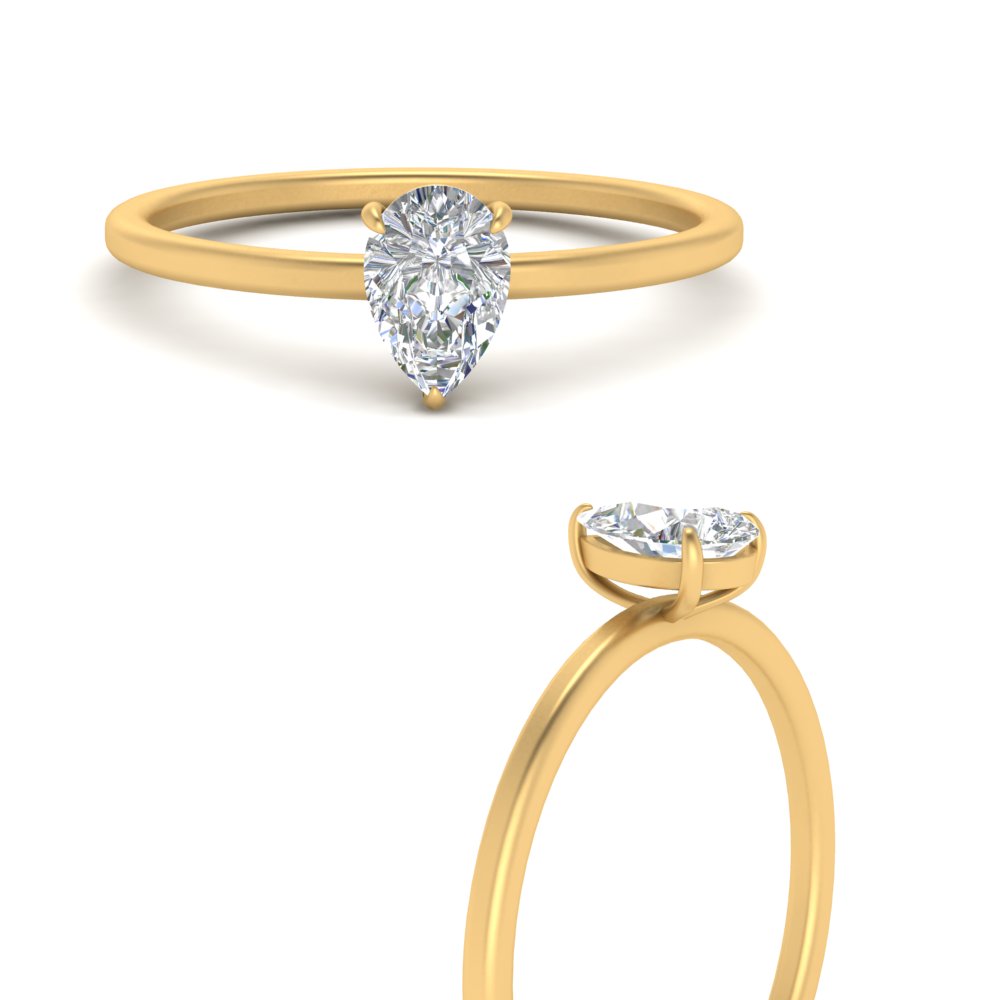 pear-shaped-thin-classic-solitaire-lab diamond engagement-ring-FD9358PERANGLE3-NL-YG