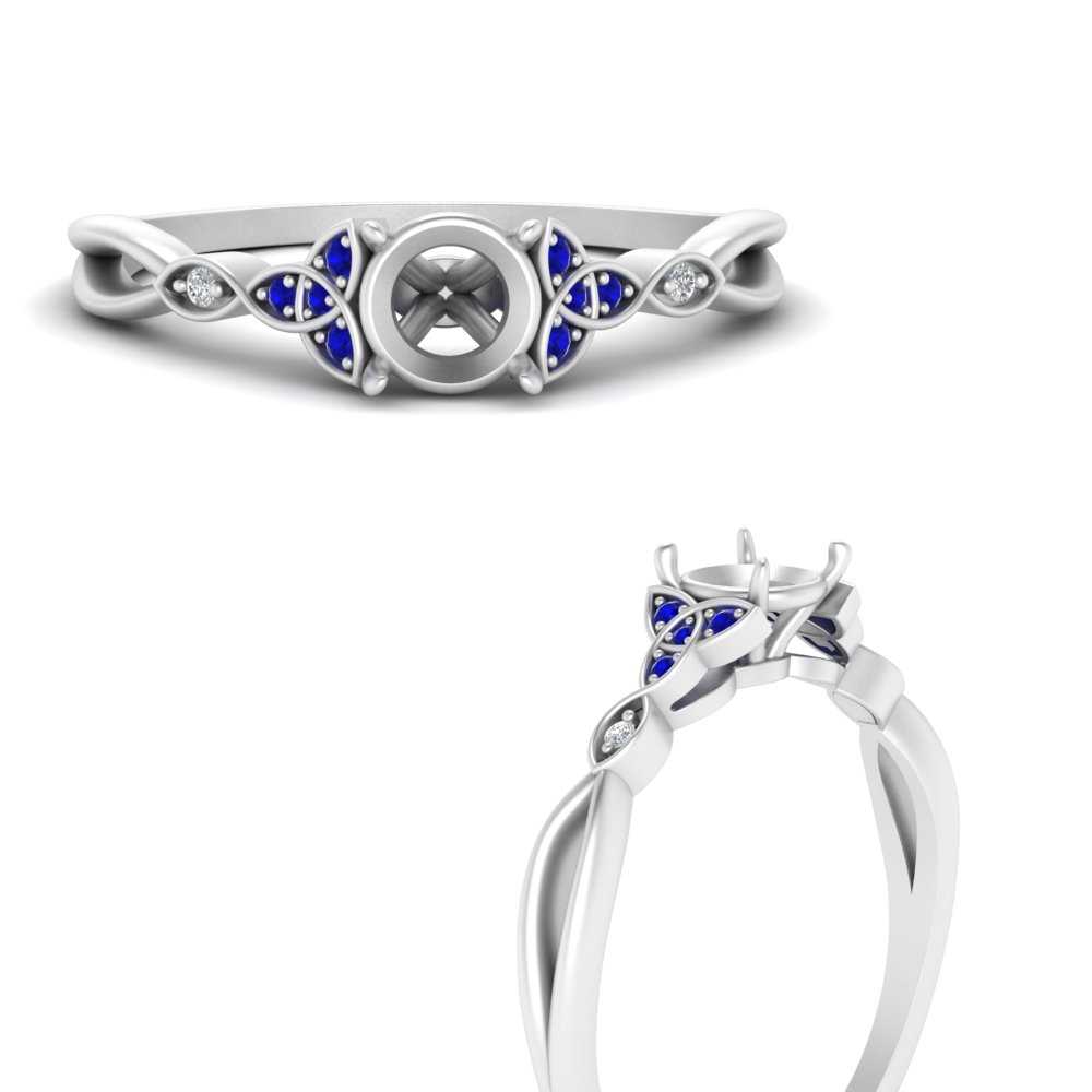 vintage-irish-knot-semi-mount-diamond-engagement-ring-with-sapphire-in-FD9609SMRGSABLANGLE3-NL-WG