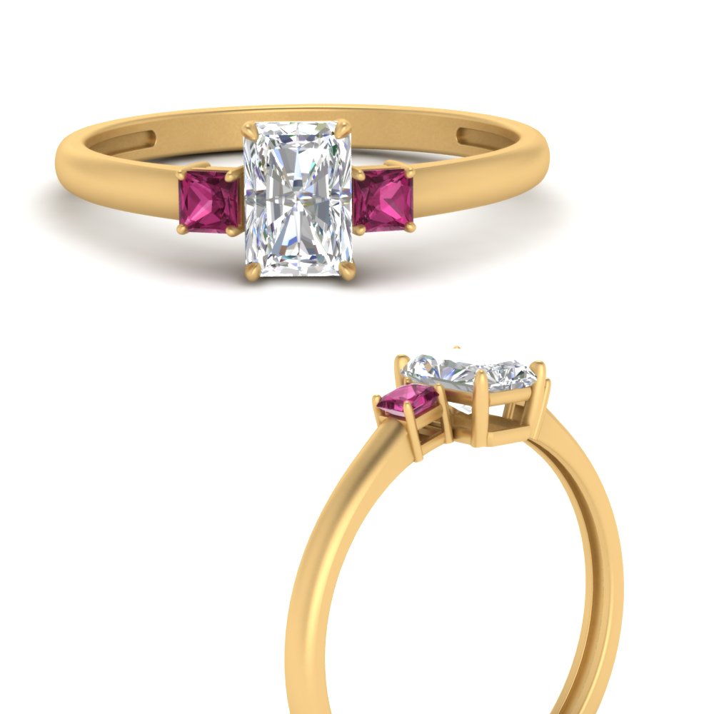 3-stone-radiant-cut-pink-sapphire-engagement-ring-in-FD9634RARGSADRPIANGLE3-NL-YG