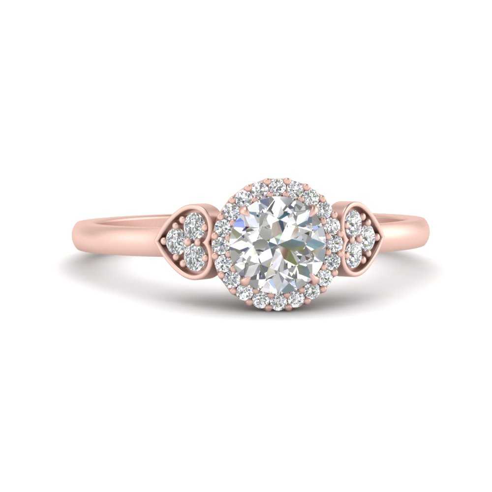 round-halo-lab diamond-heart-vintage-engagement-ring-in-FD9664ROR-NL-RG