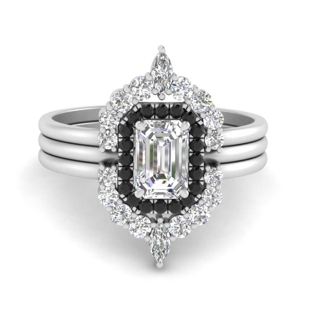 14K White Gold 1/20 CTW Diamond Crown Stackable Band