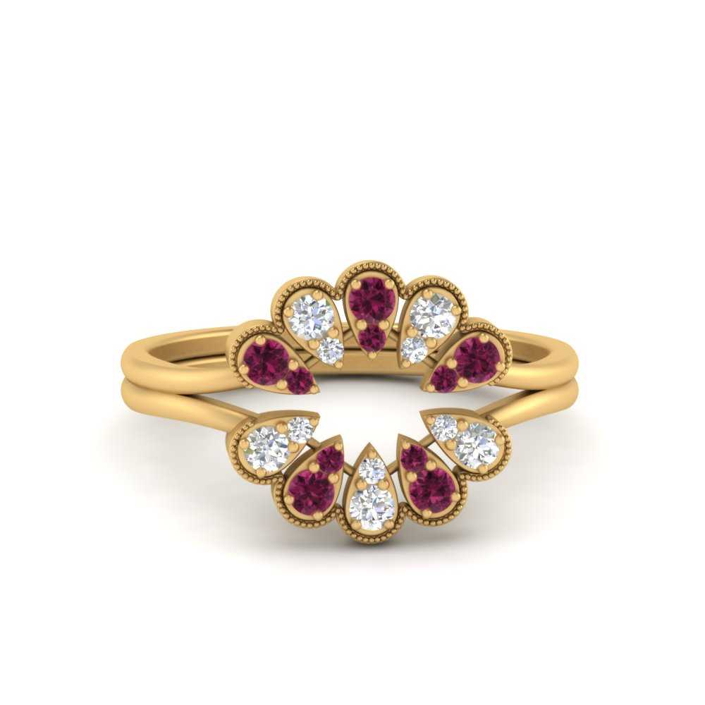 pear-shape-diamond-solitaire-ring-enhancers-with-pink-sapphire-in-FD9724BGSADRPI-NL-YG