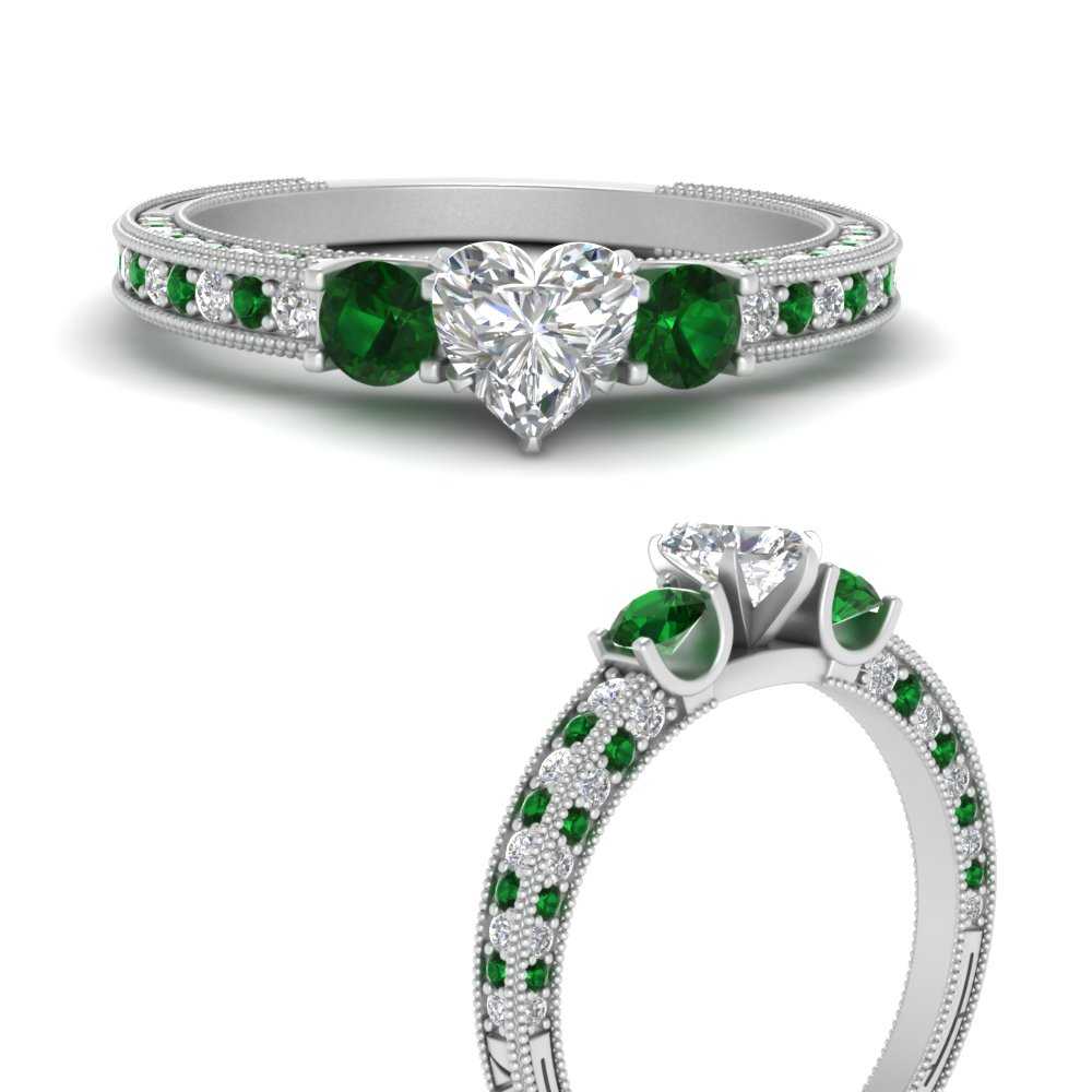 Pretty Man-Made Green Emerald Heart Gems - Bargain Priced Heart Cut Emerald  Lab Created Gemstones