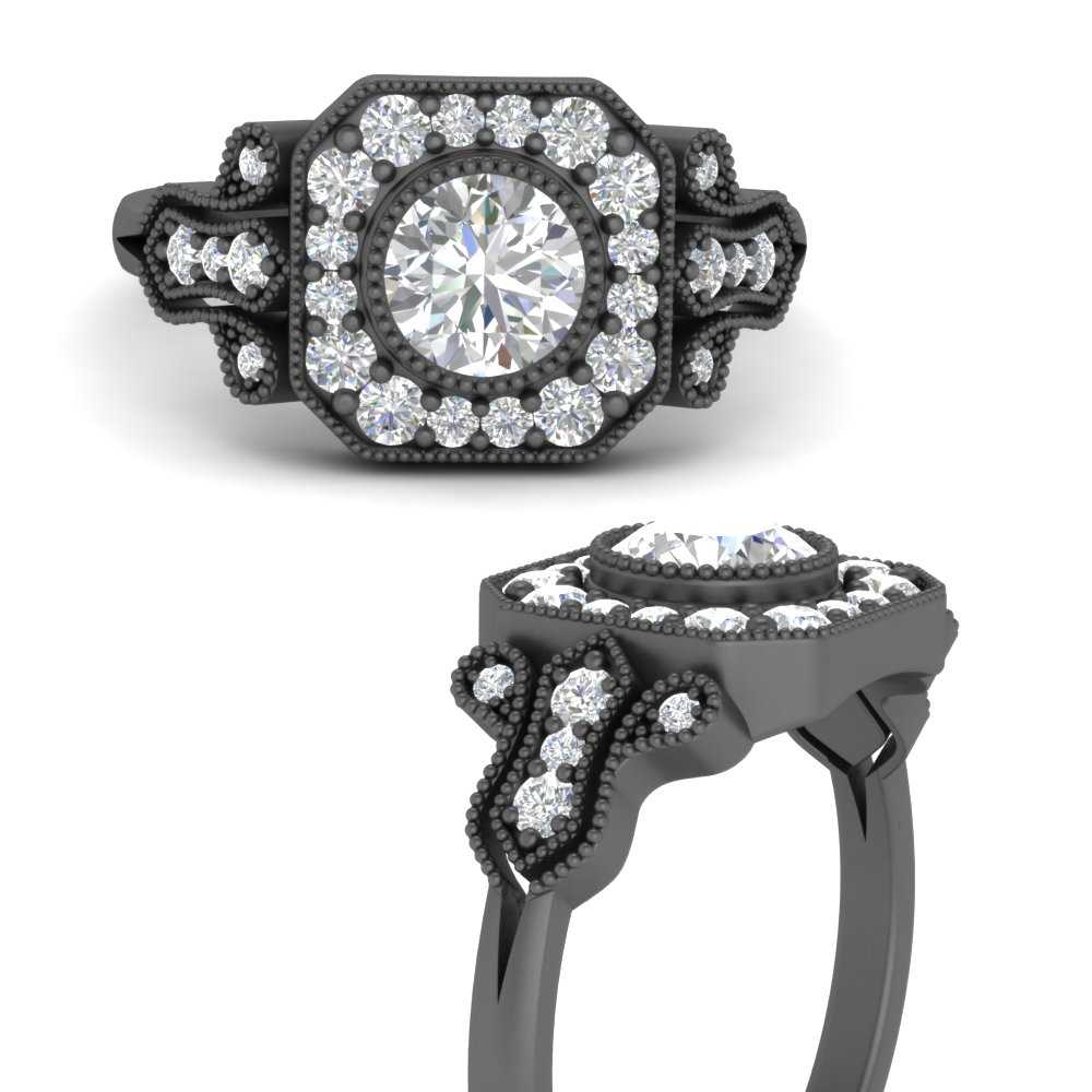 edwardian-pave-lab diamond engagement-ring-in-FD9731RORANGLE3-NL-BG
