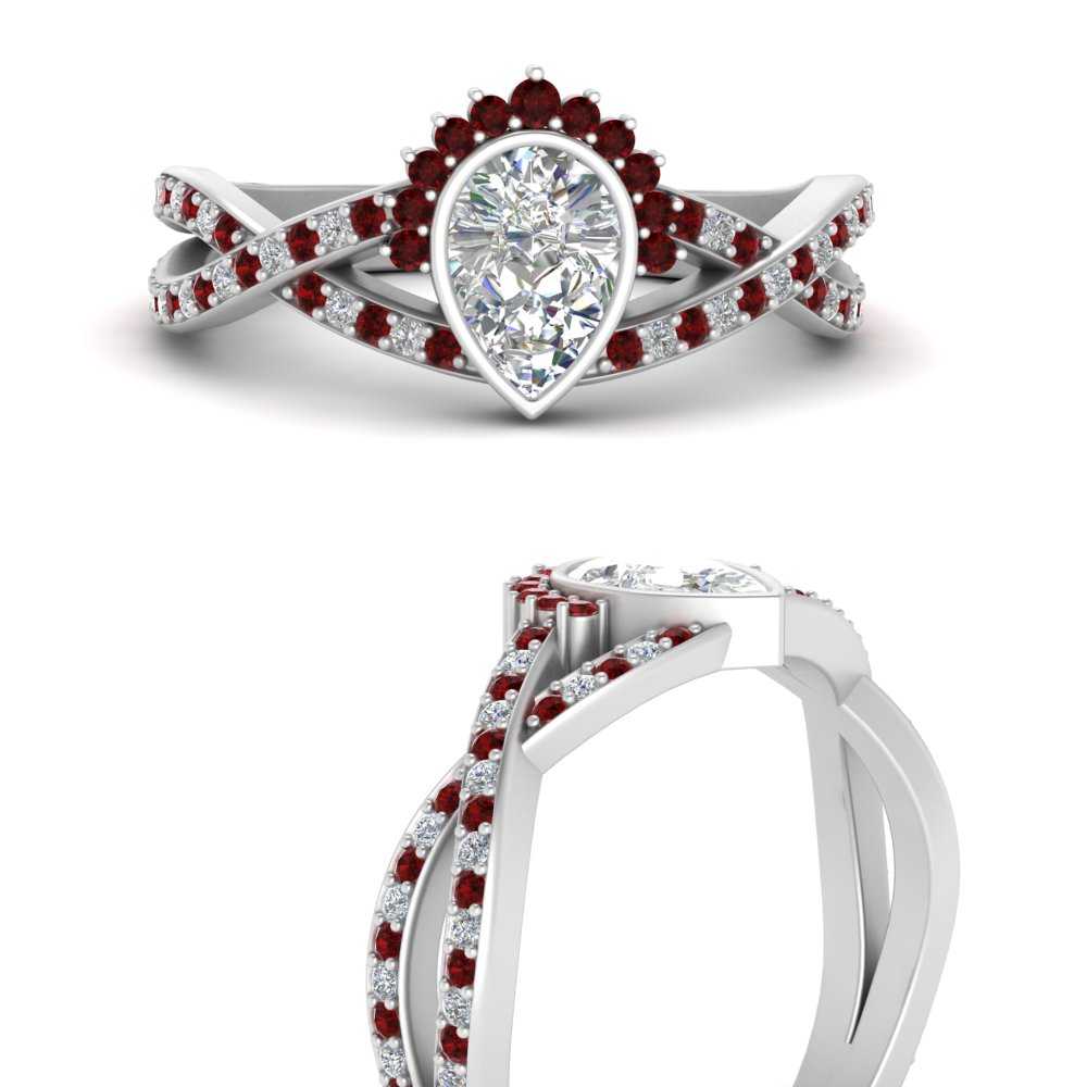 bezel-set-pear-split-band-crown-ruby-lab diamond engagement-ring-in-FD9734PERGRUDRANGLE3-NL-WG