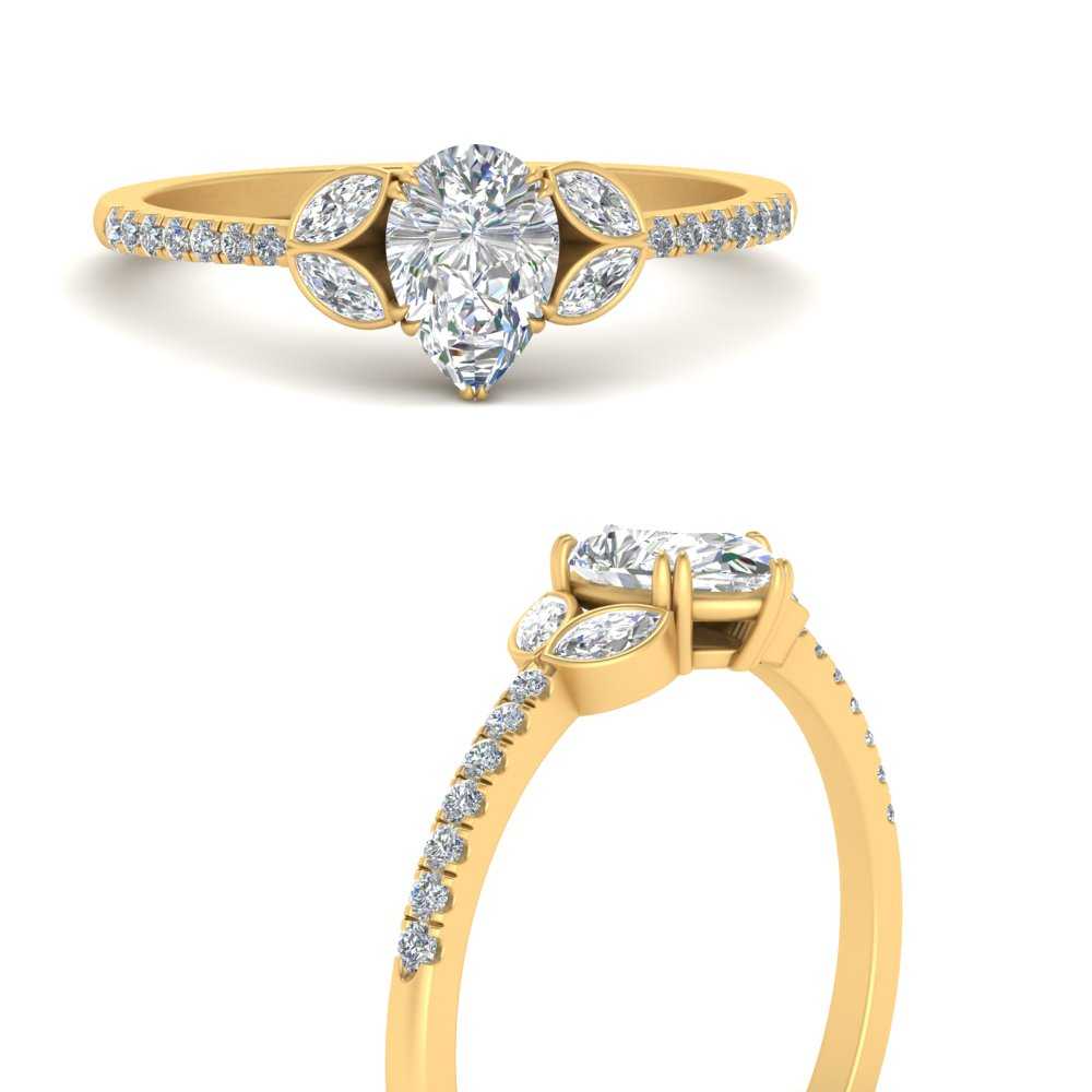 Marquise-accented-pear-shaped-diamond-vintage-engagement-ring-in-FD9761PERANGLE3-NL-YG