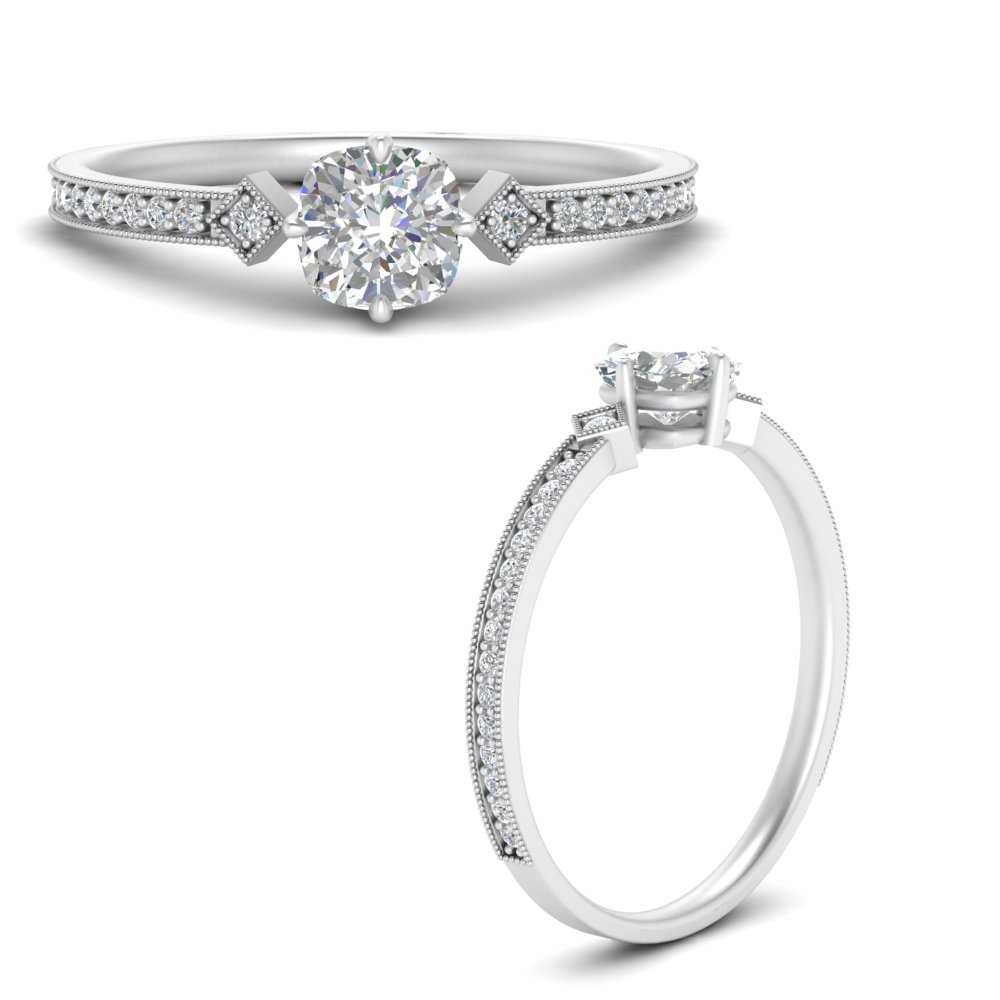 1.25 Carat Cushion Cut Horizontal diamond Ring In 950 Platinum ...