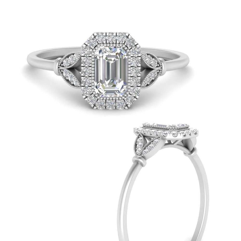 french-prong-emerald-cut-diamond-halo-leaf-engagement-ring-in-FD9870EMRANGEL3-NL-WG