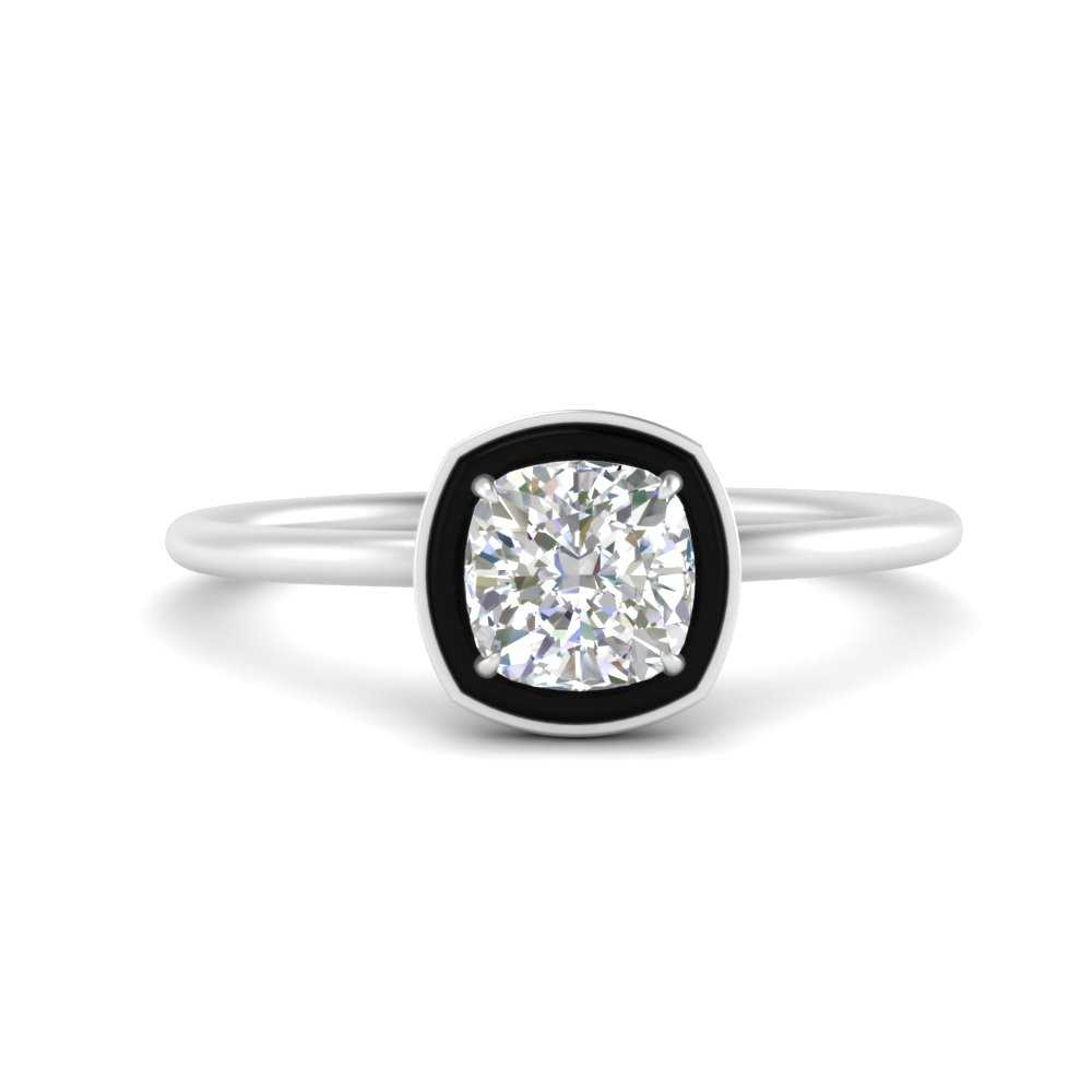 cushion-cut-solitaire-enamel-diamond-ring-in-FD9880CUR-NL-WG