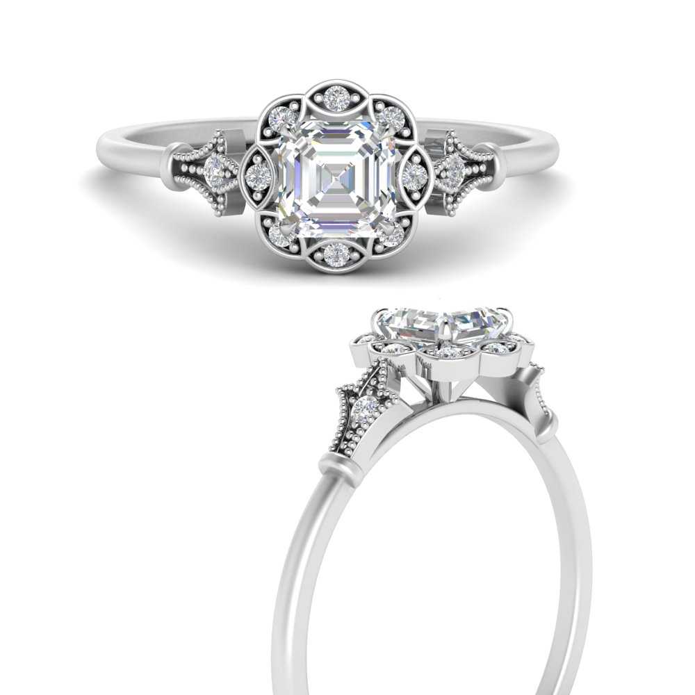 Estate Diamond Jewelry on Instagram: “What do you think of this antiqu… |  European cut diamond engagement ring, Asscher cut engagement rings, Estate diamond  jewelry