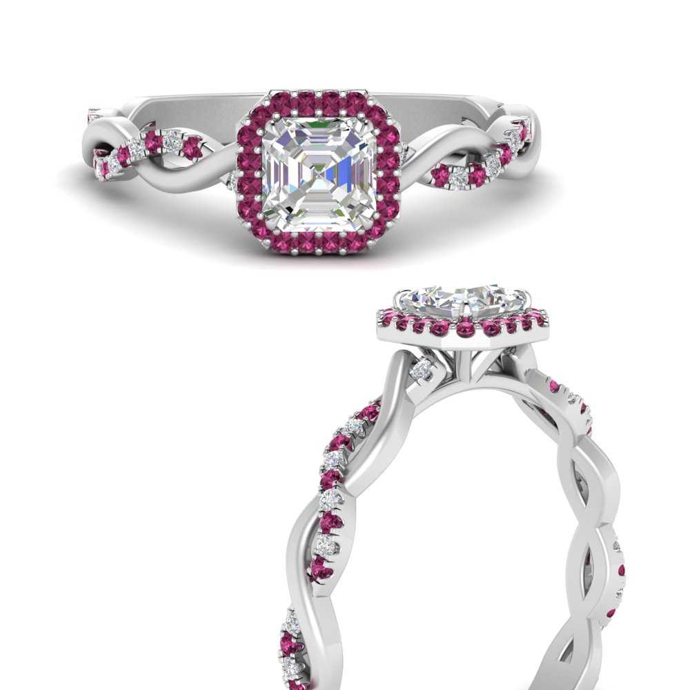 Intertwined-halo-square-pink-sapphire-engagement-ring-in-FD9903ASRGSADRPIANGLE3-NL-WG