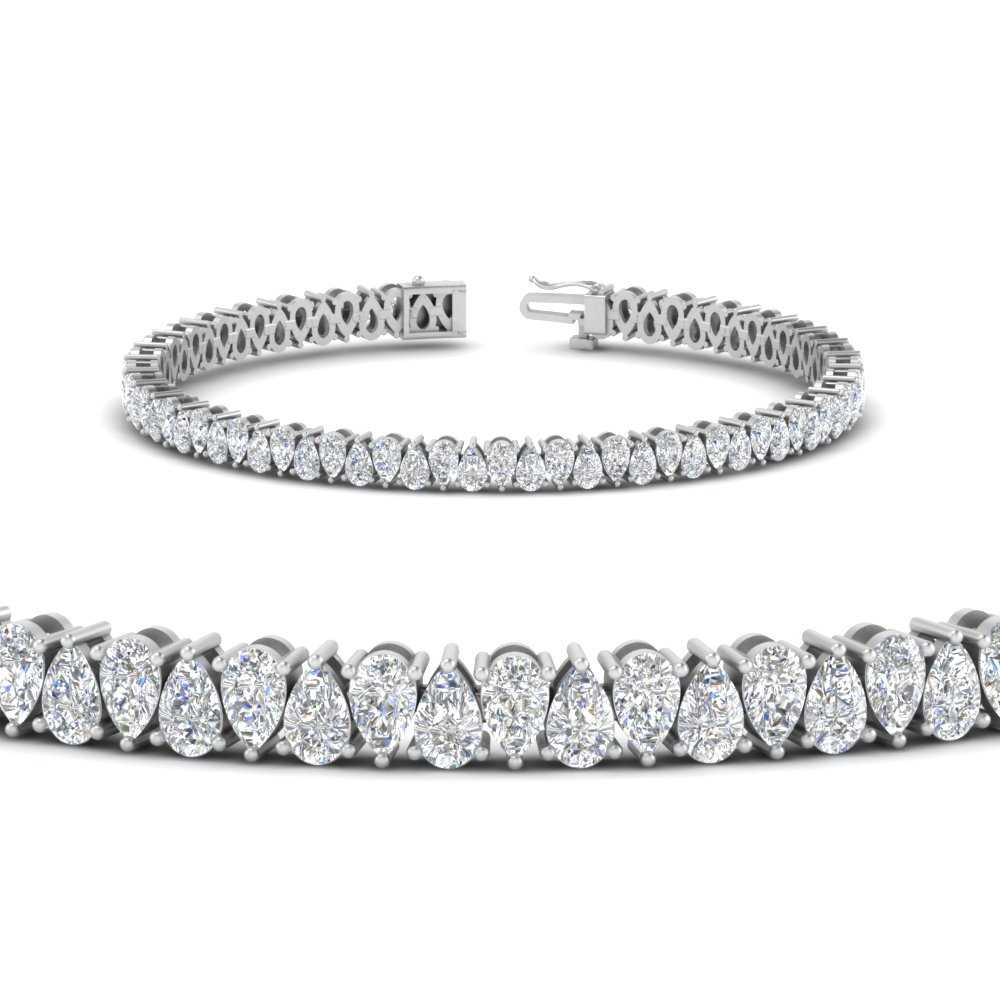 7-carat-pear-cut-diamond-tennis-bracelet-in-FDBRC10244-10CT-NL-WG