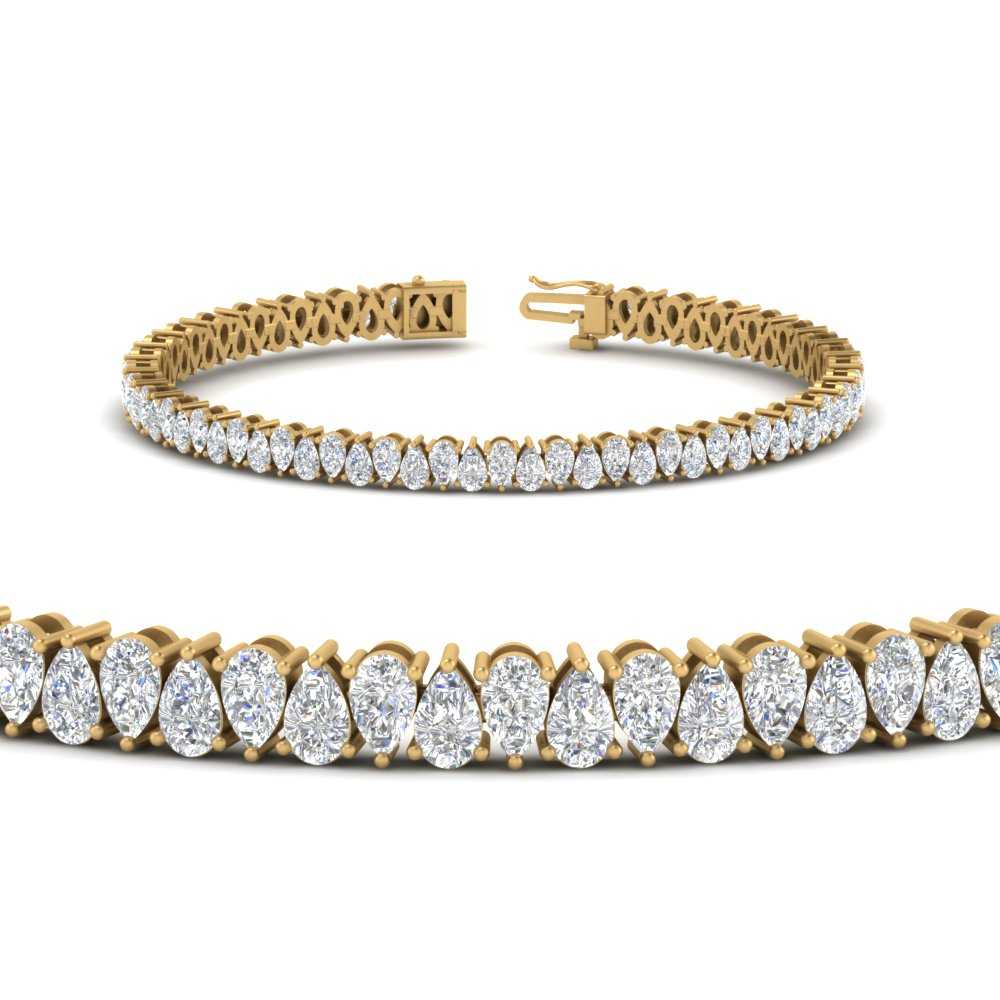 7-carat-pear-cut-diamond-tennis-bracelet-in-FDBRC10244-10CT-NL-YG