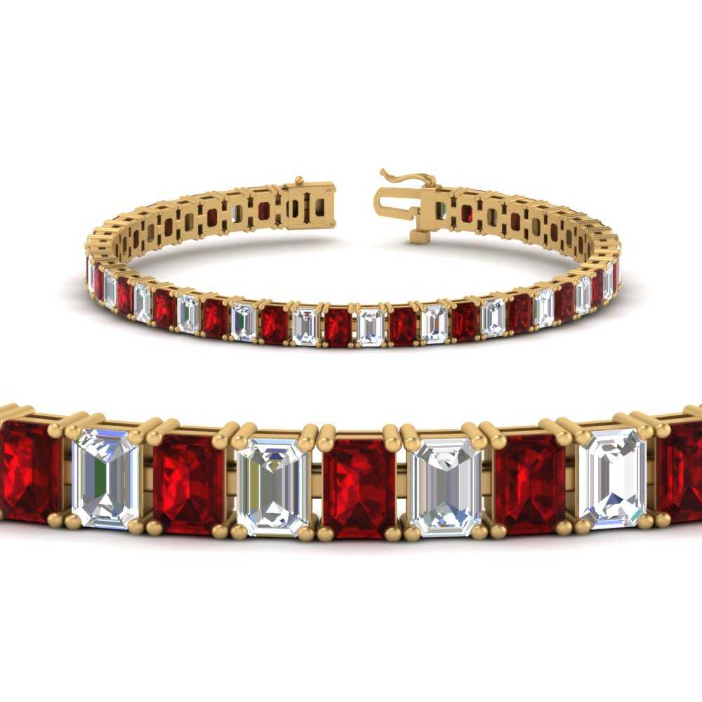 12-carat-emerald-cut-tennis-ruby-bracelet-in-FDBRC10304-0.25CTGRUDR-NL-YG